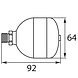 Drukbol, 0.07 l, 15 - 200 bar, M14 AG Drukbol, 0.07 l, 15 - 200 bar, M14 AG