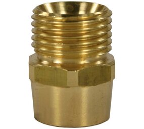 Tegennippel, 1/2" AG - 1/4" IG, 400 bar Tegennippel, 1/2" AG - 1/4" IG, 400 bar