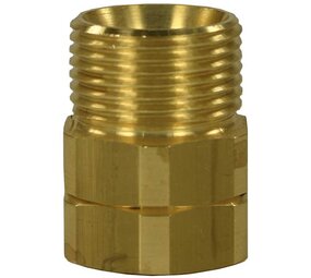 Tegennippel, M21 AG - 1/4" IG, 400 bar Tegennippel, M21 AG - 1/4" IG, 400 bar