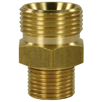 Tegennippel, M22 AG - 1/4" AG, 400 bar