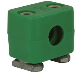 Pijpklem 10 mm met montagerailmoer