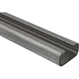 Steunrail 2 M. roestvrij staal 1 st.