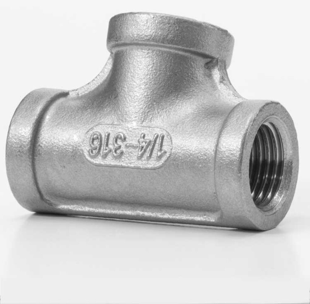 T-StÃ¼ck 3/8" IG Edelstahl