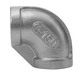 ELLEBOOG ROESTVRIJ STAAL 1/4"F