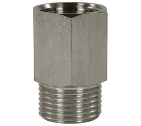 Reductie nippel, 1/2" IG - 1/2" AG, 250 bar Reductie nippel, 1/2" IG - 1/2" AG, 250 bar