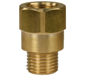 Reductie nippel, 3/8" IG - 3/8" AG, 250 bar Reductie nippel, 3/8" IG - 3/8" AG, 250 bar