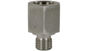 Reductie nippel, 3/8" IG - 1/4" AG, 400 bar Reductie nippel, 3/8" IG - 1/4" AG, 400 bar