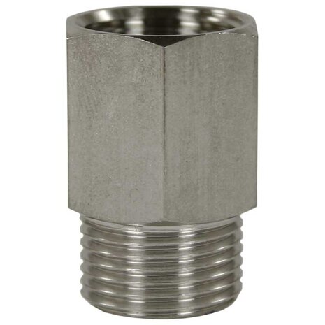 Reductie nippel, 1/4" IG - 1/4" AG, 250 bar Reductie nippel, 1/4" IG - 1/4" AG, 250 bar