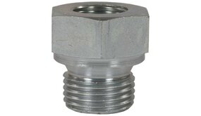Reductie nippel, 3/8" IG - 3/4" AG, 250 bar Reductie nippel, 3/8" IG - 3/4" AG, 250 bar