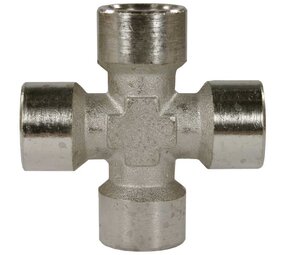 Kruiskoppeling 1/4" IG