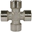 Kruiskoppeling 1/4" IG
