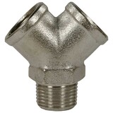 Y-AANSLUITING MESSING 3/8 "M/F Y-AANSLUITING MESSING 3/8 "M/F