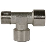 T-Stuk 1/2" IG-IG-AG Messing vernikkeld