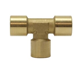 T-stuk 3/8" IG messing SW17 T-stuk 3/8" IG messing SW17