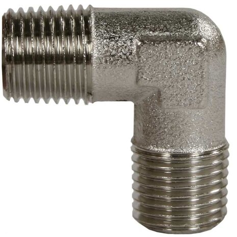 Bocht 1/4" AG messing Bocht 1/4" AG messing