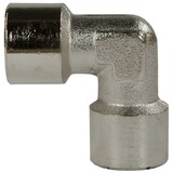 Bocht 1/4" IG messing