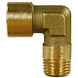 Bocht 3/8" IG-AG messing Bocht 3/8" IG-AG messing