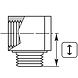 Bochtstuk 3/8" IG-AG messing Bochtstuk 3/8" IG-AG messing