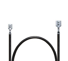 Kabel 500 mm met kabelhuls 6.3 mm - 4.8 mm Kabel 500 mm met kabelhuls 6.3 mm - 4.8 mm