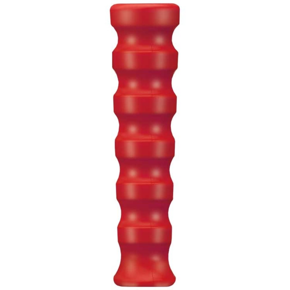 Knikrubber DN08, rood geribbeld Knikrubber DN08, rood geribbeld