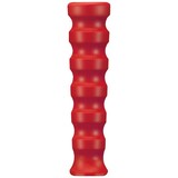 Knikrubber DN08, rood geribbeld