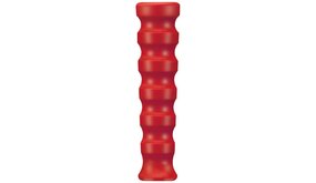 Knikrubber DN08, rood geribbeld Knikrubber DN08, rood geribbeld