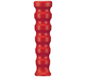 Knikrubber DN08, rood geribbeld Knikrubber DN08, rood geribbeld