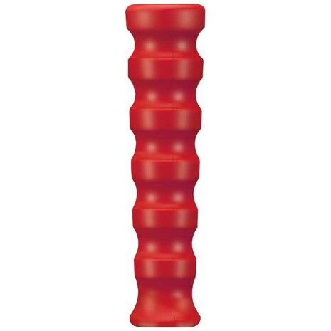 Knikrubber DN08, rood geribbeld Knikrubber DN08, rood geribbeld