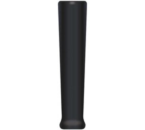 Knikrubber DN10, zwart