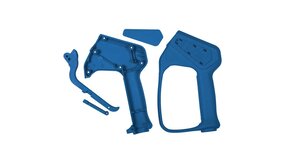 Suttner Kunststofbehuizing pistool HACCP, blauw Suttner Kunststofbehuizing pistool HACCP, blauw