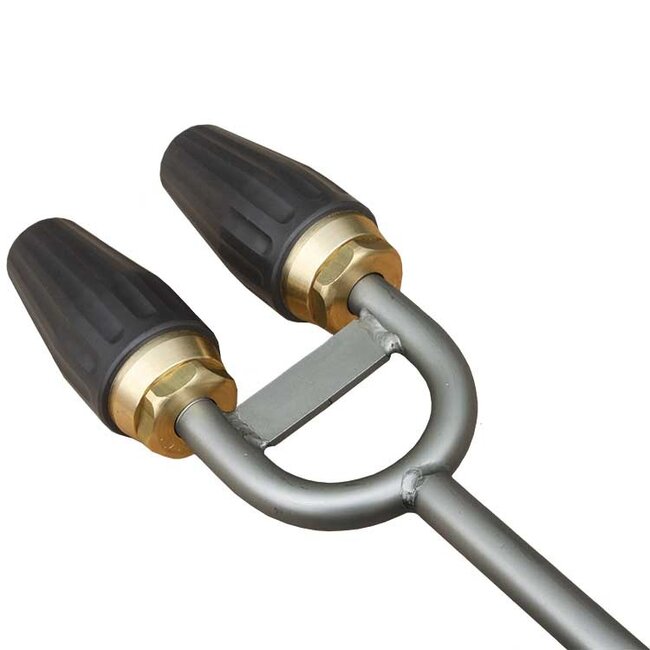 U-hogedruklans ST-007, 1/4" AG, 900/300 mm, blauw