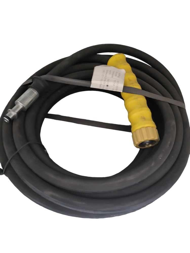 Hogedrukslang 1SC, DN08, steeknippel, 10 m