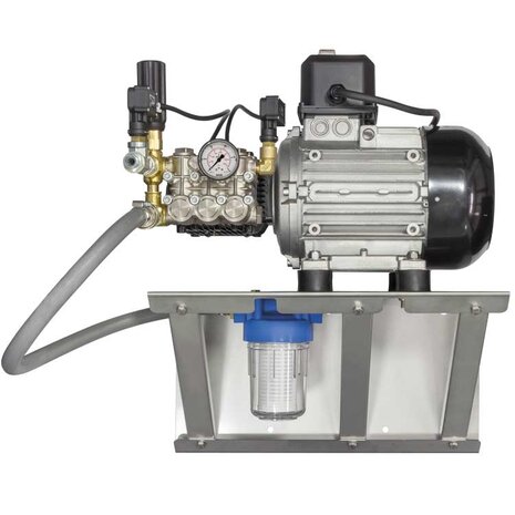 Muurhouder voor motor + pomp