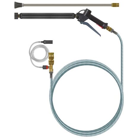 Voorsproeiset, 3/4" IG - 1/4" AG, 10 bar Voorsproeiset, 3/4" IG - 1/4" AG, 10 bar