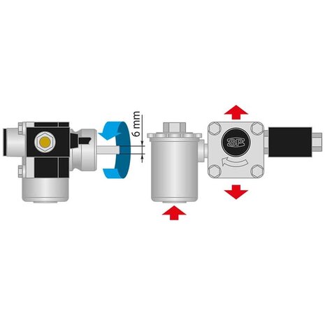 Oliepomp SP-46-32 MV 220 V links Oliepomp SP-46-32 MV 220 V links