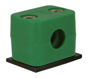 Pijpklem 16 mm met lasplaat