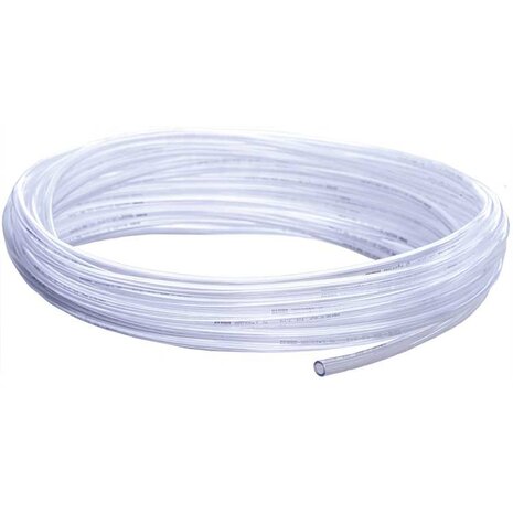 PVC slang, doorzichtig,  8x2, per 100 meter PVC slang, doorzichtig,  8x2, per 100 meter