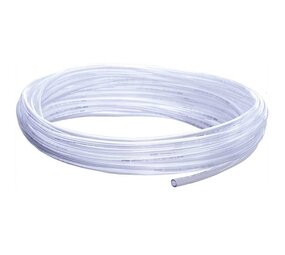 PVC slang, doorzichtig,  4x1, per 100 meter