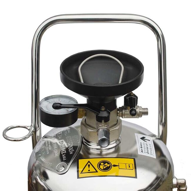 Schuimer, RVS, 100 liter