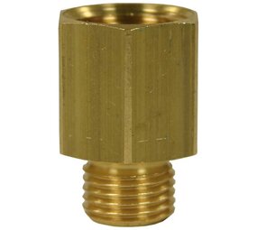 Reductie nippel, 3/8" IG - 1/2" AG, 250 bar Reductie nippel, 3/8" IG - 1/2" AG, 250 bar