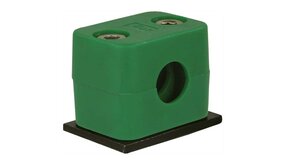 Pijpklem 15 mm met lasplaat Pijpklem 15 mm met lasplaat