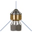 Rioolsproeier roterend ST-49.1, 3/8" IG, 3xA - 1xV, 180