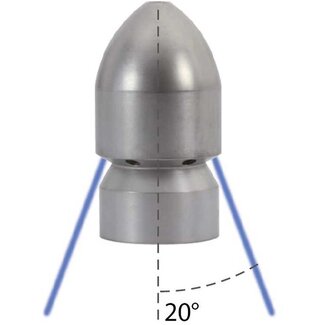 Rioolsproeier Granat ST-49, 3/8" IG, 080, 20°
