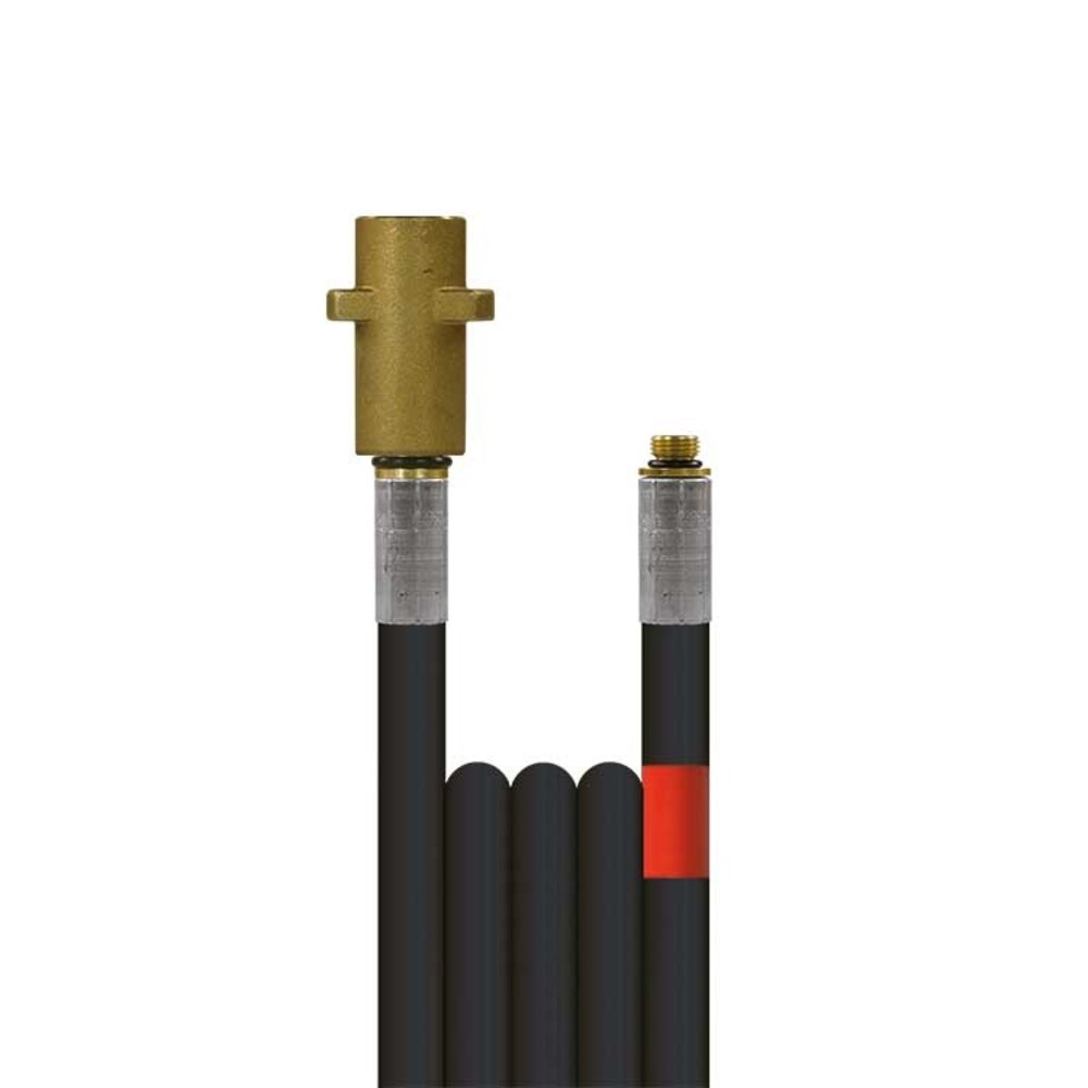 DN06 rioolslang, 30 m, Flexy, Bajonett-K - 1/8" AG DN06 rioolslang, 30 m, Flexy, Bajonett-K - 1/8" AG