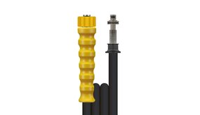 DN08 hogedrukslang 1SN , 15 m, DKO M22 IG - steeknippel 11 mm