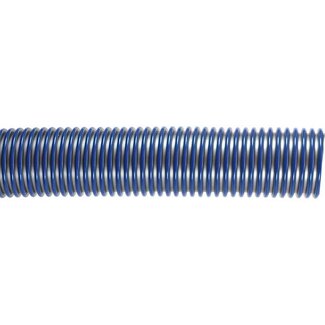 Slang, 38 mm, per meter, zilver/blauw