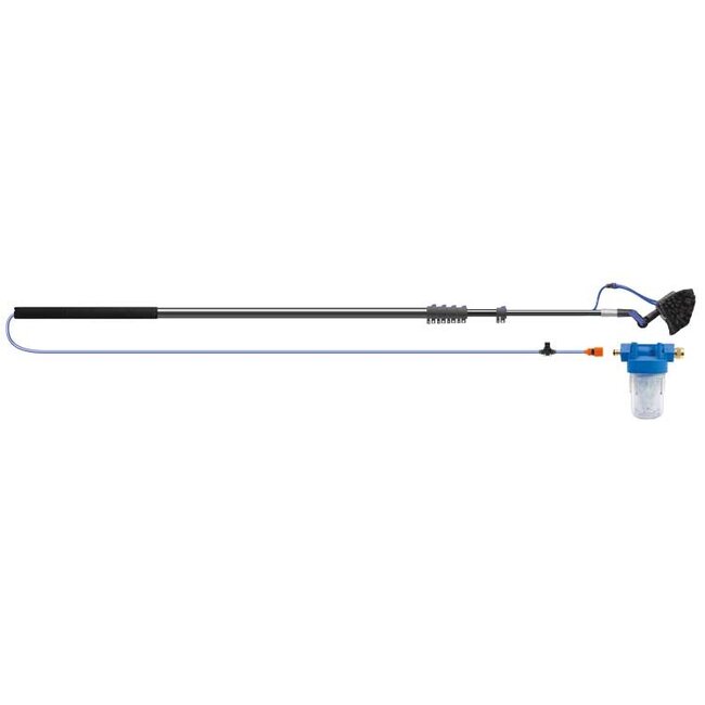 Telescooplans met borstel, 1.75 - 6 m, filter 5"