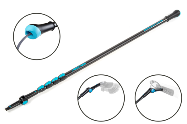 Moerman CARBONATOR TELESCOOPSTEEL 5 SECTIES + DR. ANGLE MINI