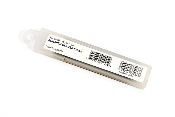 Moerman ENKELZIJDIGE VERVANGMESSEN 0,4 MM - 15 ST/BLISTER -> 10 BLISTER/KARTON Moerman ENKELZIJDIGE VERVANGMESSEN 0,4 MM - 15 ST/BLISTER -> 10 BLISTER/KARTON