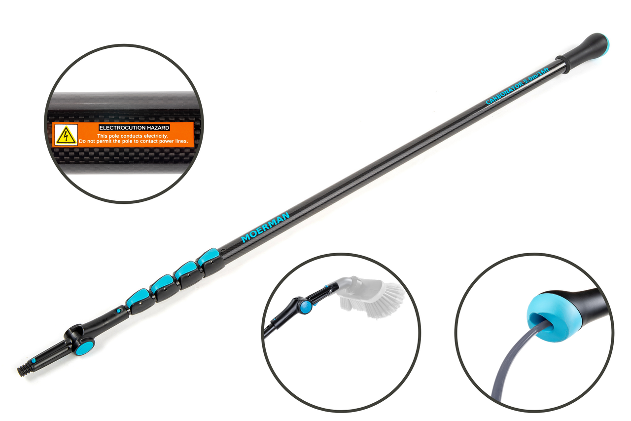 Moerman CARBONATOR TELESCOOPSTEEL 5 SECTIES + DR. ANGLE MINI Moerman CARBONATOR TELESCOOPSTEEL 5 SECTIES + DR. ANGLE MINI